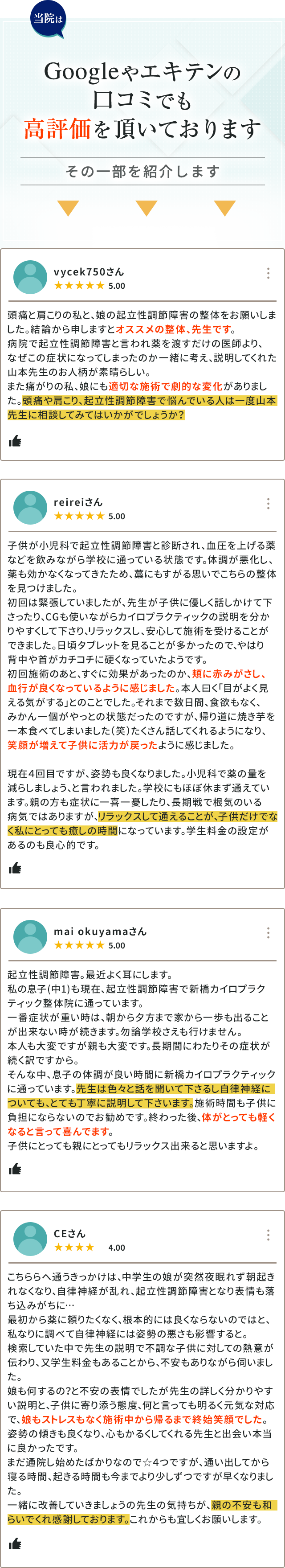 口コミ