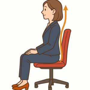 正しい座り姿勢