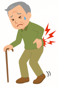 腰が痛くて歩けない