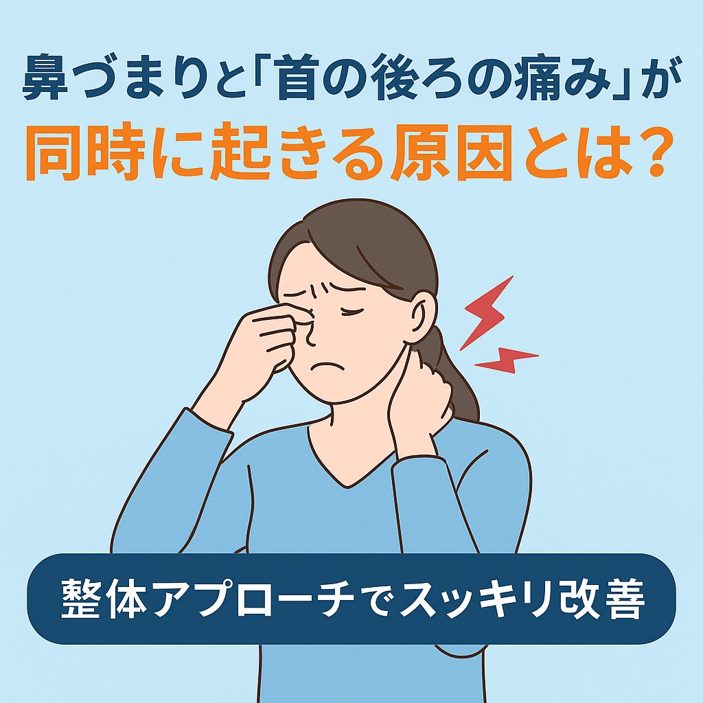 鼻づまり首の痛み